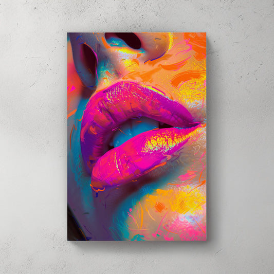 Those Lips! #1050 Canvas Wall Art & Metal Prints