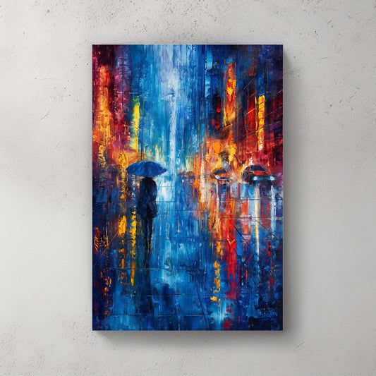 Urban Vibrance #1052 Canvas Wall Art & Metal Prints