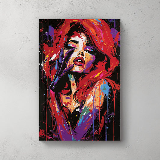 Pretty in Red #1060 Canvas Wall Art & Metal Prints