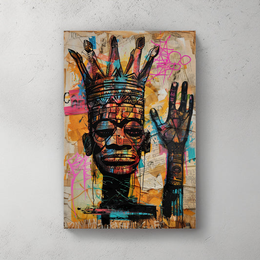 King Wave #1073 Canvas Wall Art & Metal Prints