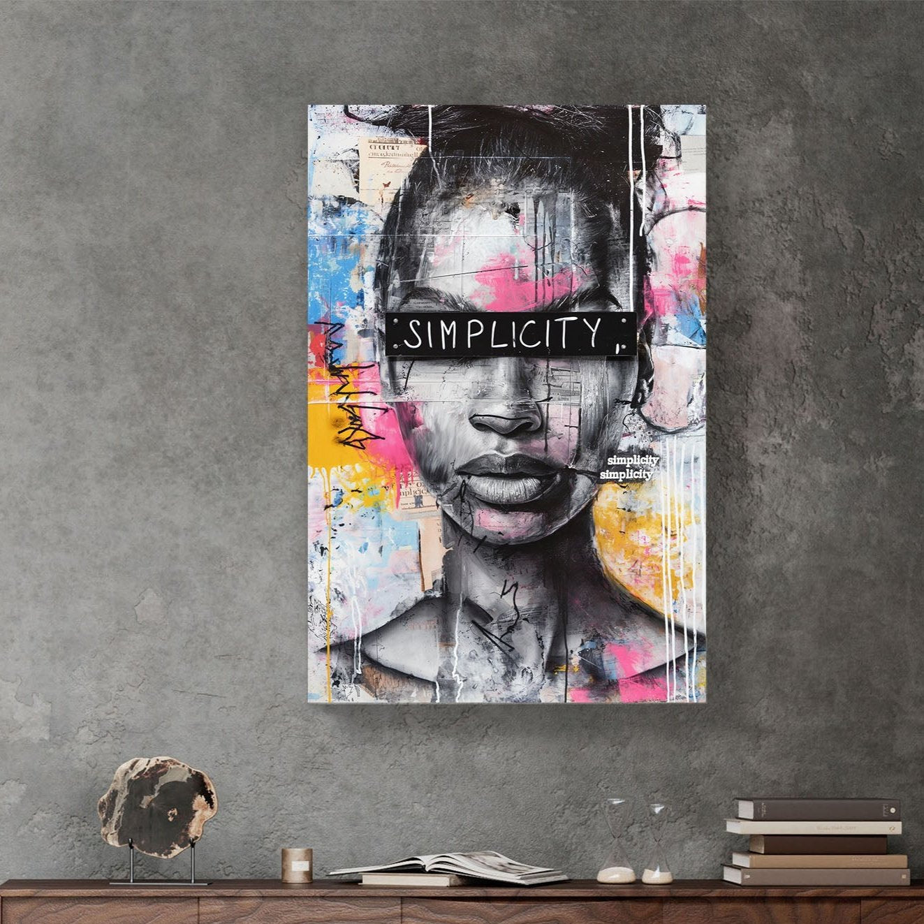 Blinding Simplicity #1075 Canvas Wall Art & Metal Prints