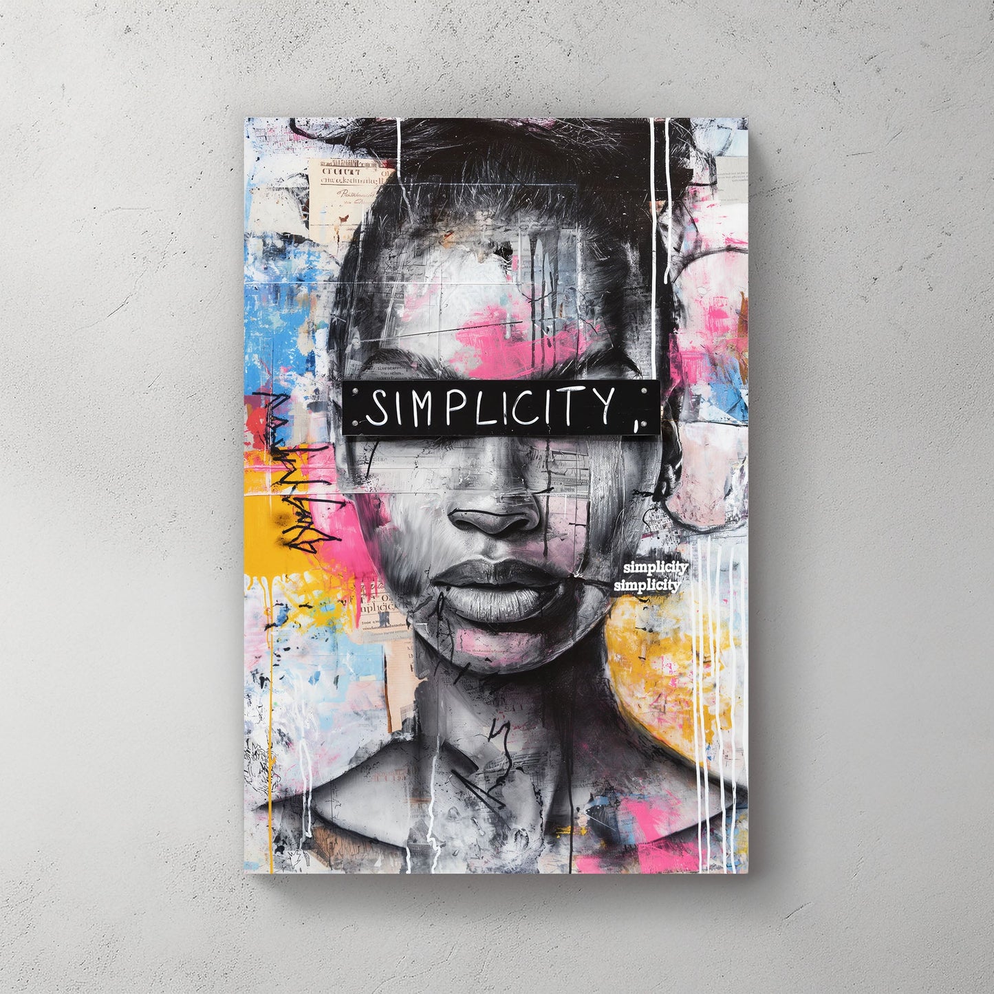 Blinding Simplicity #1075 Canvas Wall Art & Metal Prints