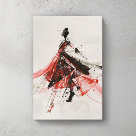 Fancy Dress #1115 Canvas Wall Art & Metal Prints