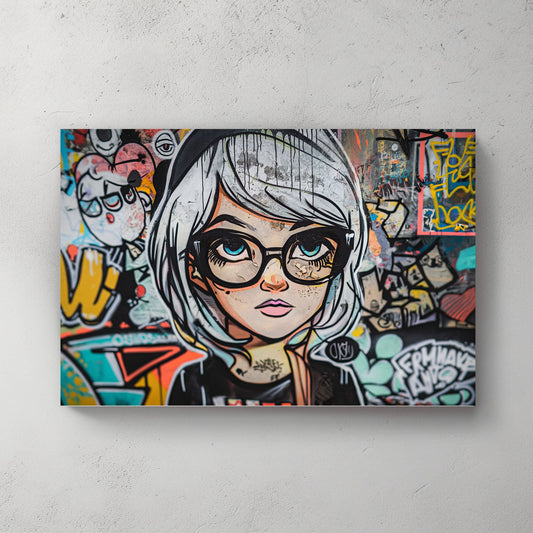 High School #1127 Canvas Wall Art & Metal Prints