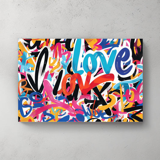 Love #1144 Canvas Wall Art & Metal Prints