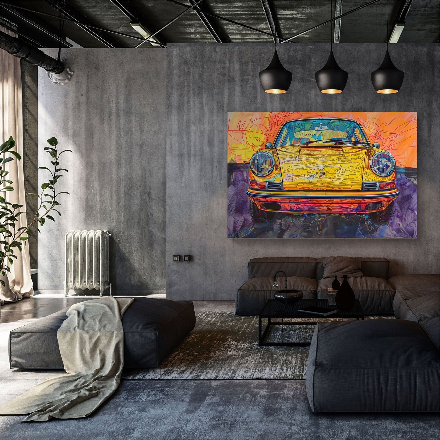 Yellow Porsche #1152