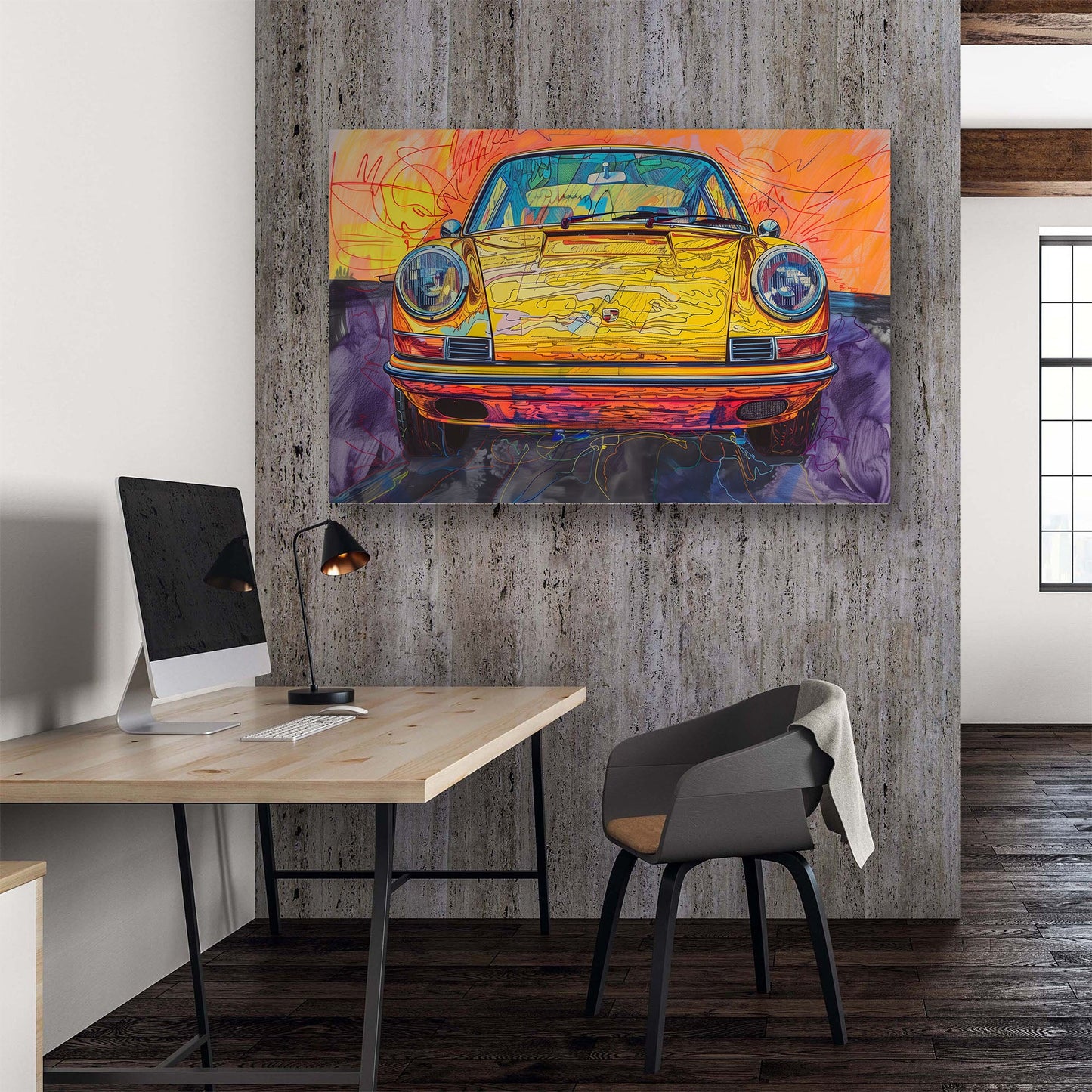 Yellow Porsche #1152