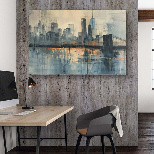 Brooklyn #1159 Canvas Wall Art & Metal Prints