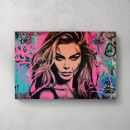 Sharp Stare #1201 Canvas Wall Art & Metal Prints