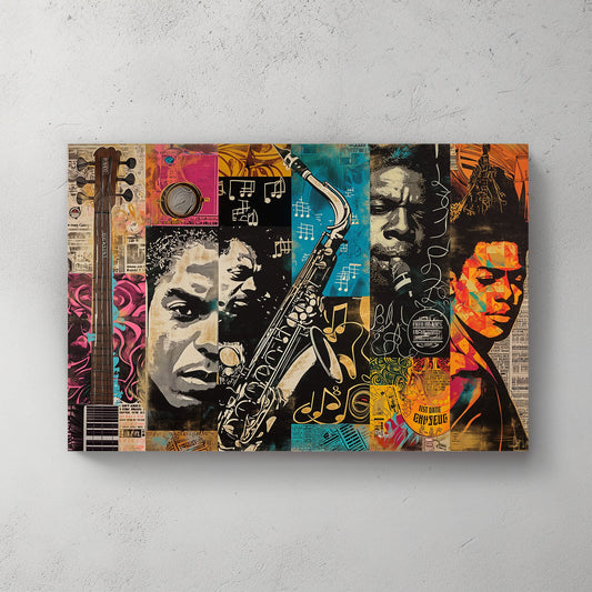 Jazz #1214 Canvas Wall Art & Metal Prints