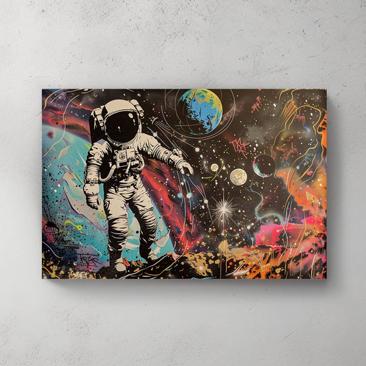 Floating Space #1220 Canvas Wall Art & Metal Prints