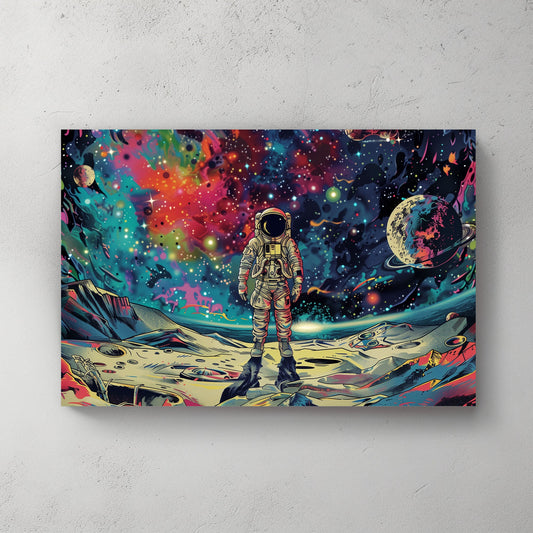 Space Colours #1224 Canvas Wall Art & Metal Prints