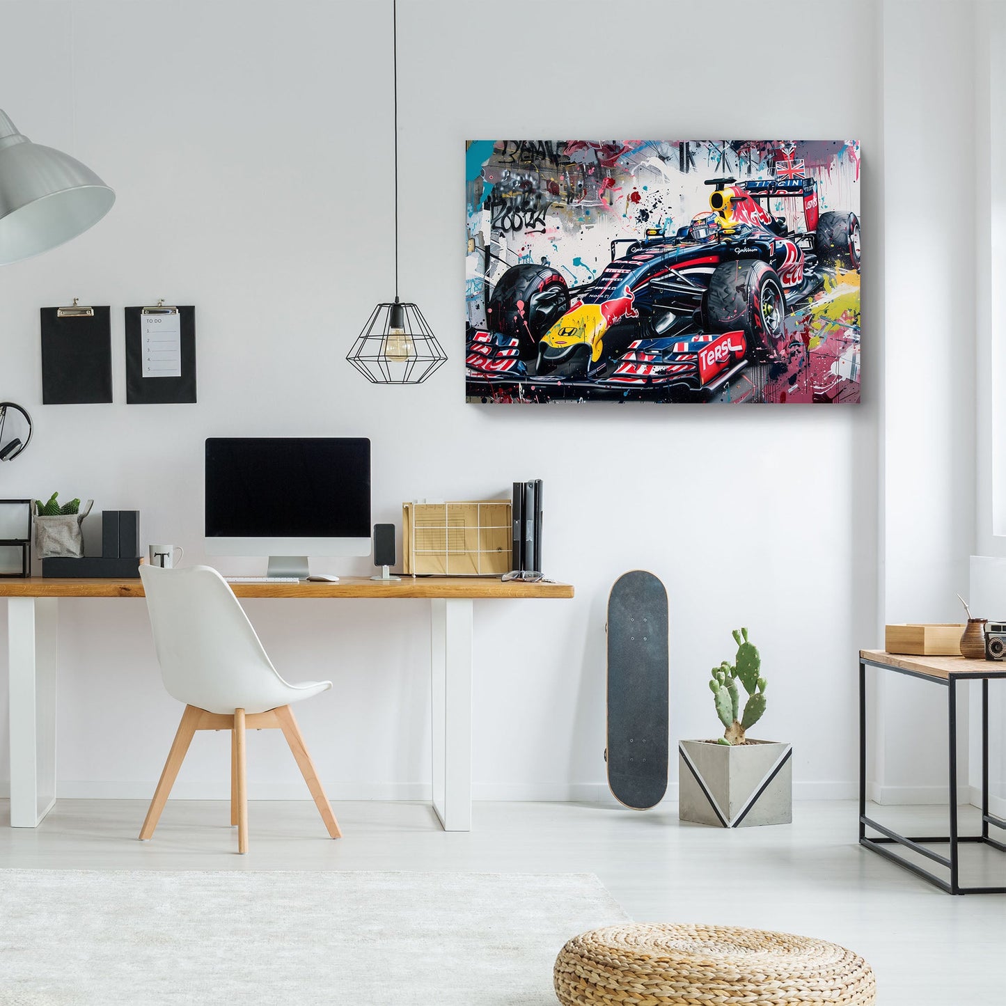 Red Bull Racing #1232 Canvas Wall Art & Metal Prints