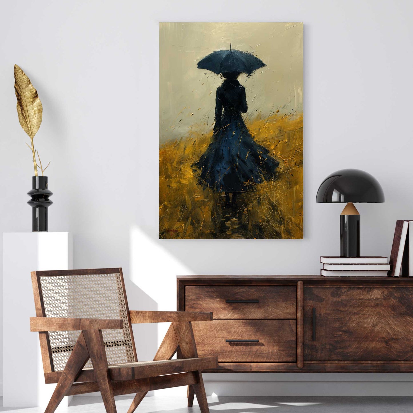 Classy in Black #1321 Canvas Wall Art & Metal Prints