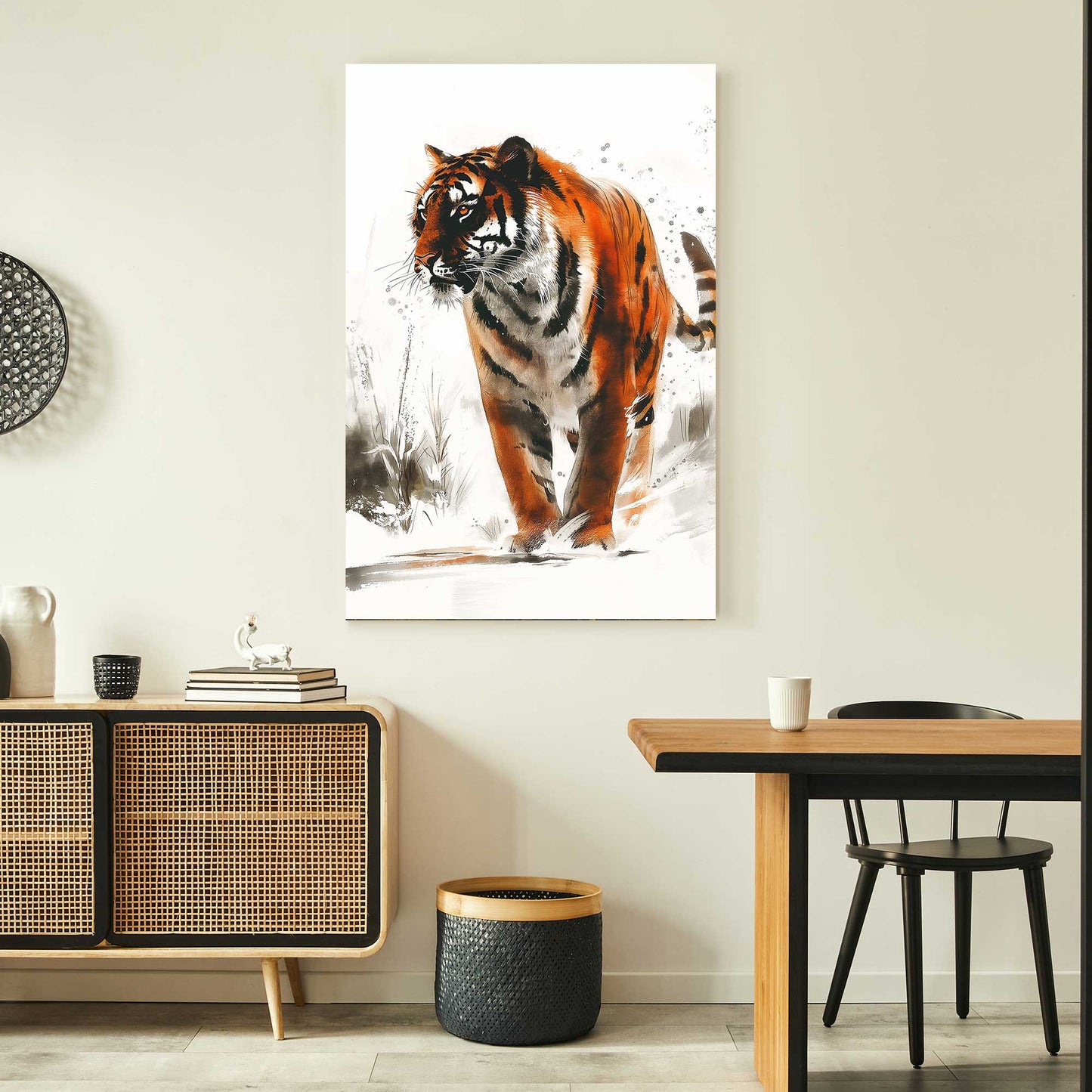 The Tiger #1322 Canvas Wall Art & Metal Prints