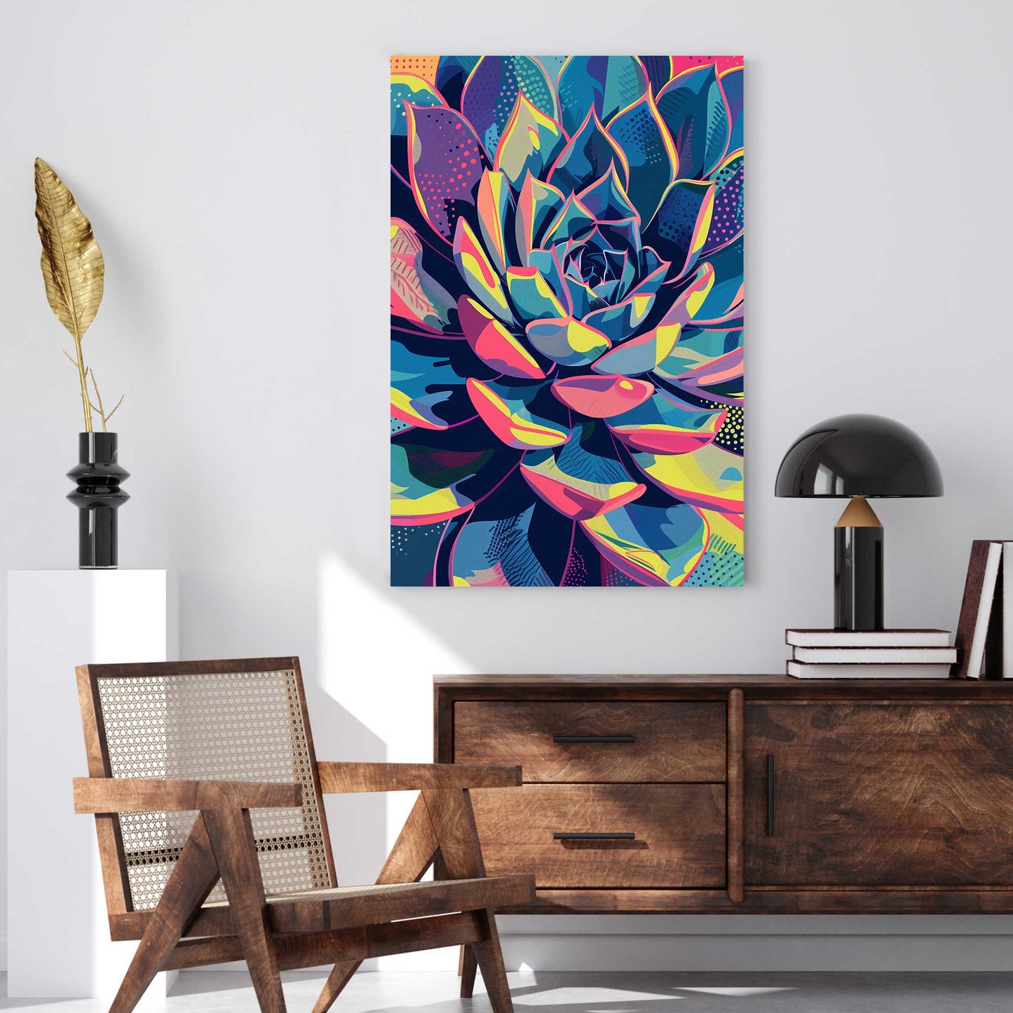 Aloe in Colours #1338 Canvas Wall Art & Metal Prints