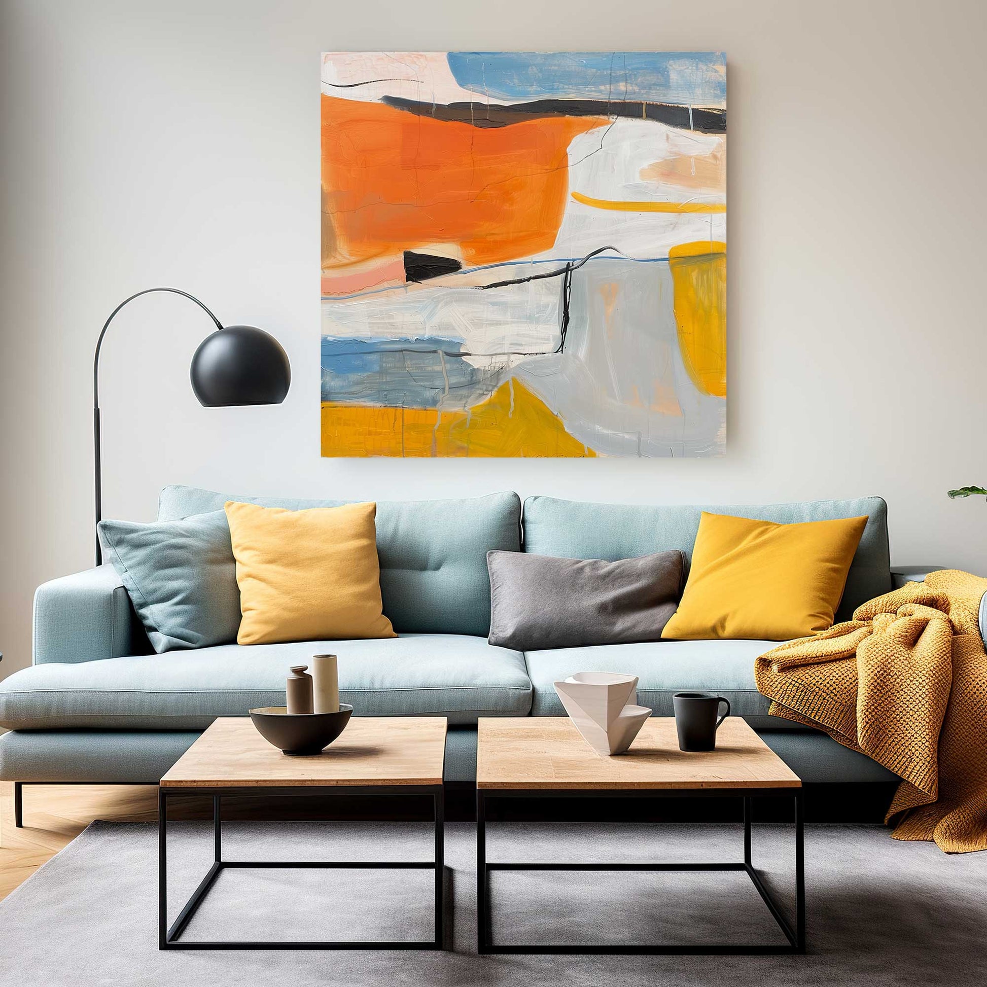 Orange Theory #1351 Canvas Wall Art & Metal Prints