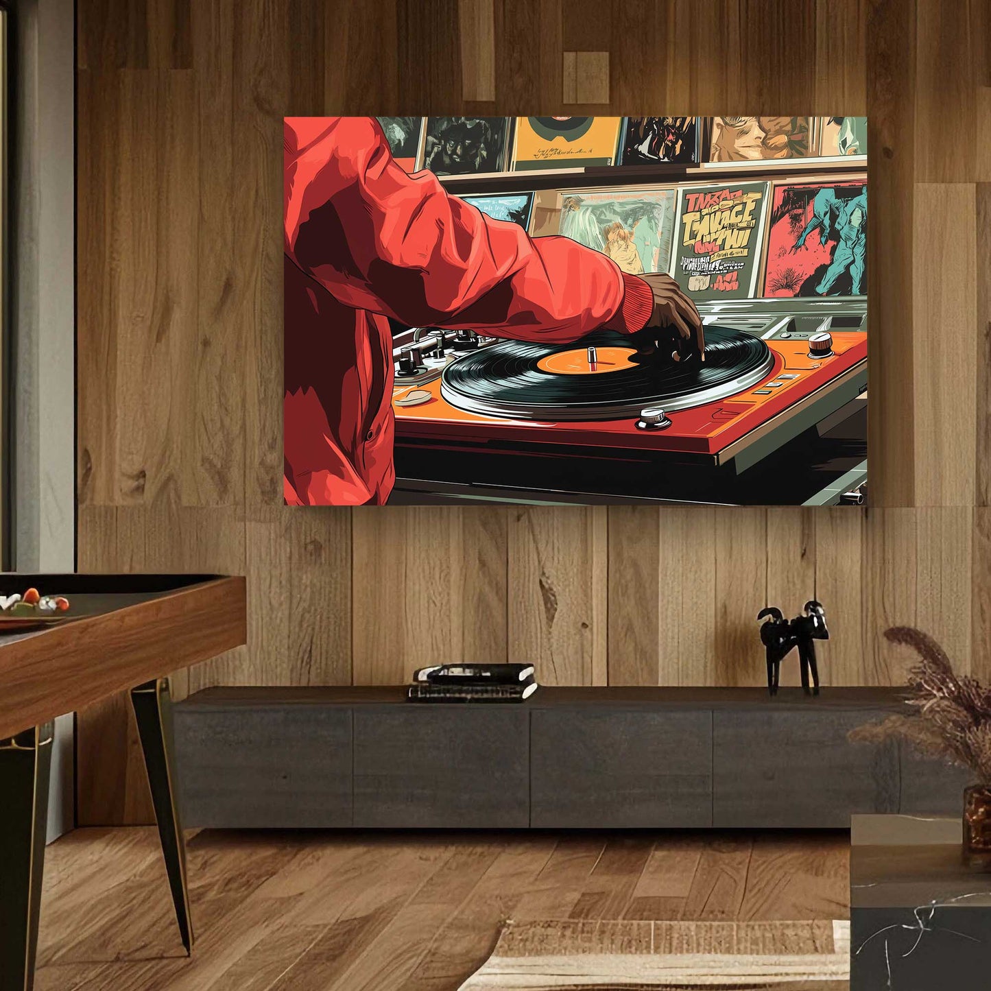 Vintage Vinyl #1416 Canvas Wall Art & Metal Prints