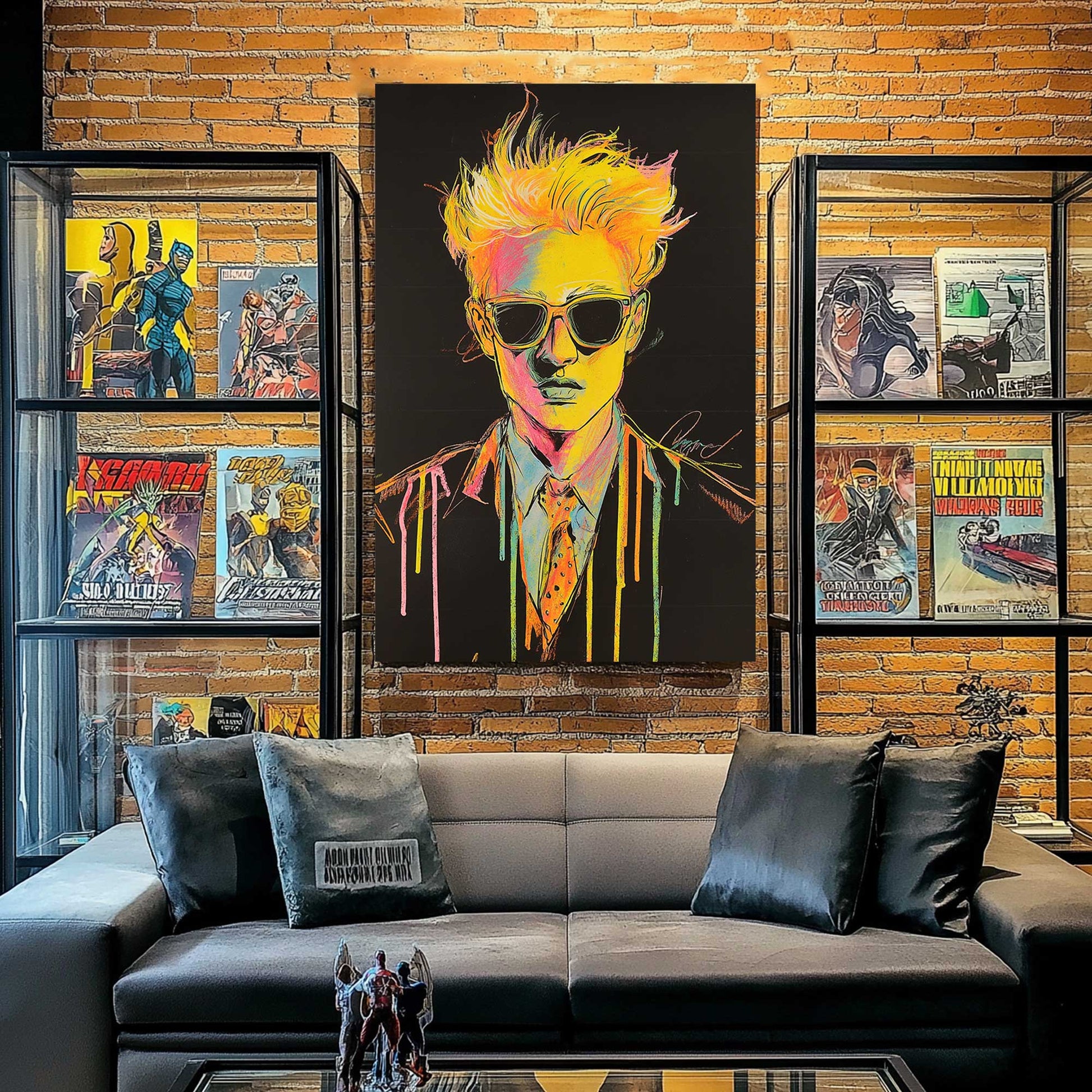 Solo Portrait #1426 Canvas Wall Art & Metal Prints