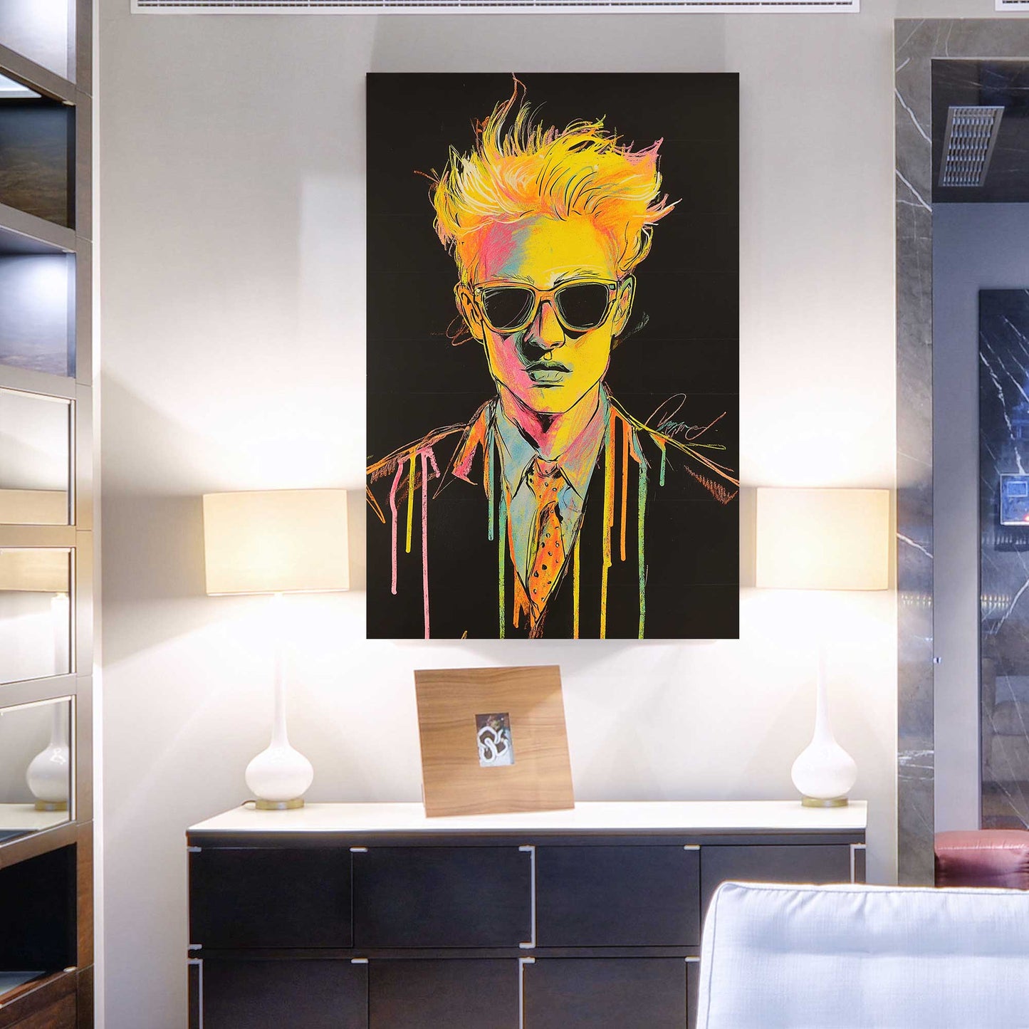 Solo Portrait #1426 Canvas Wall Art & Metal Prints