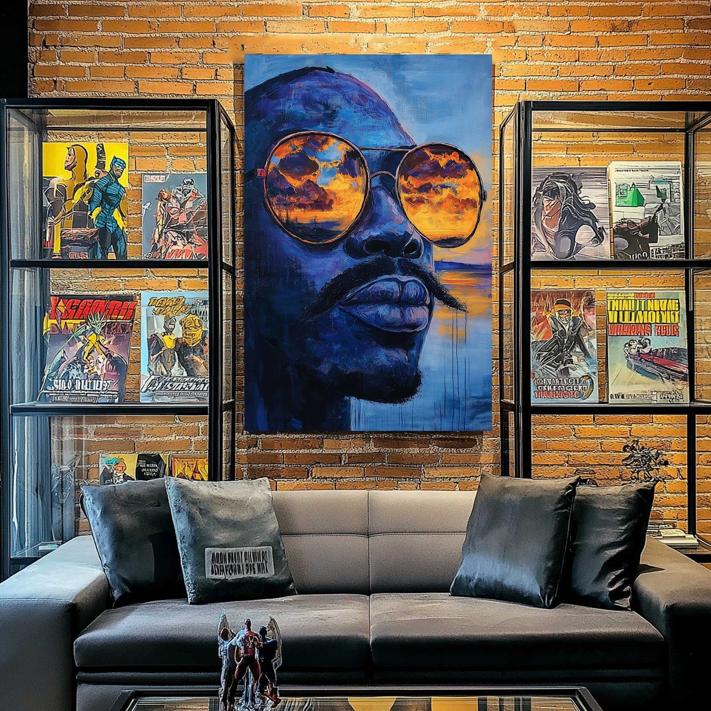 Sky Reflections #1427 Canvas Wall Art & Metal Prints