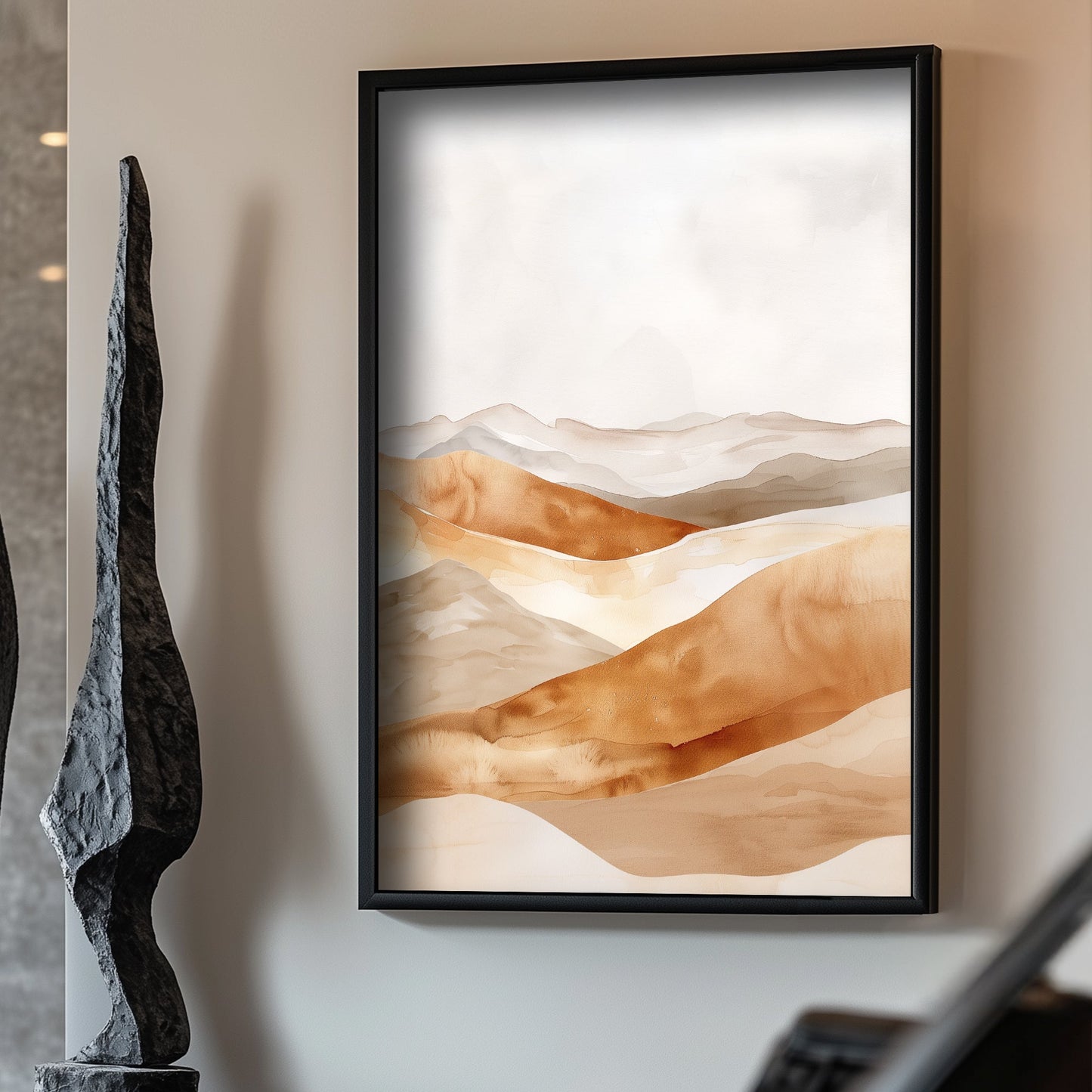 Desert hills wall art print