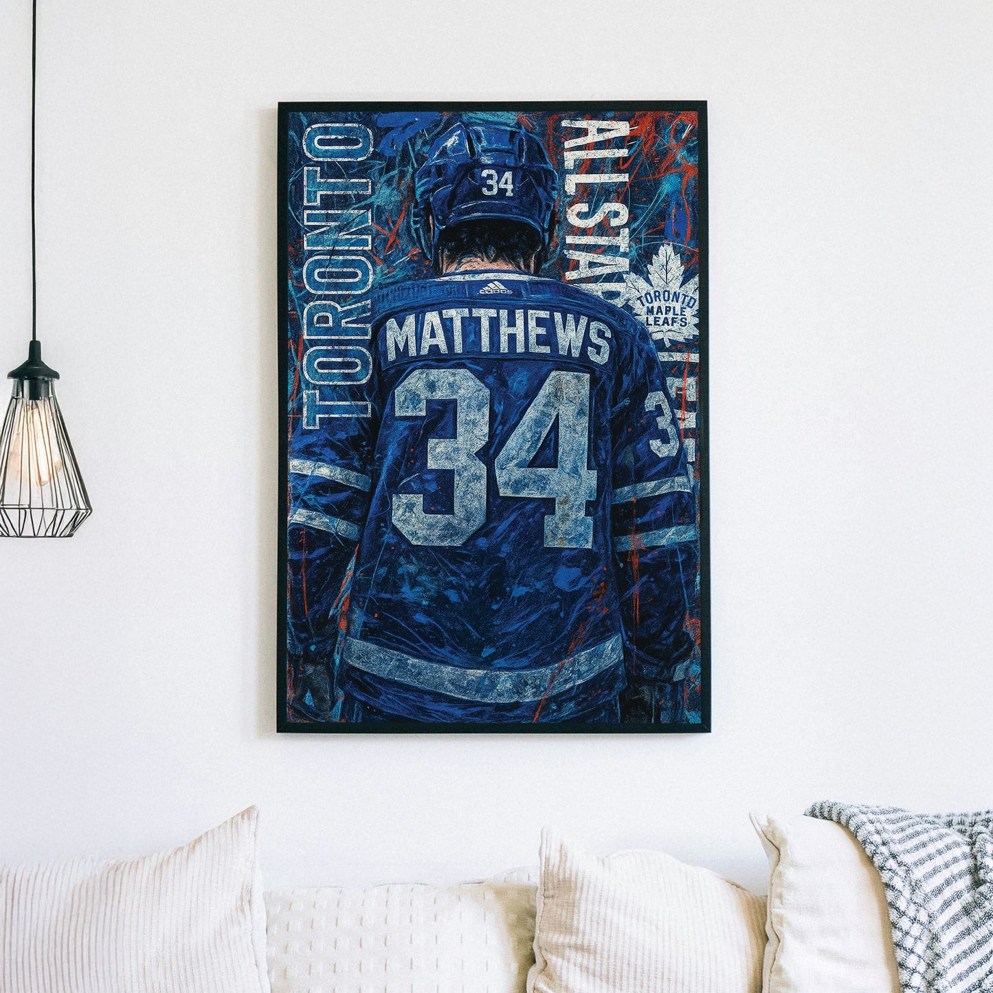 Toronto Maple Leafs Auston Matthews wall art