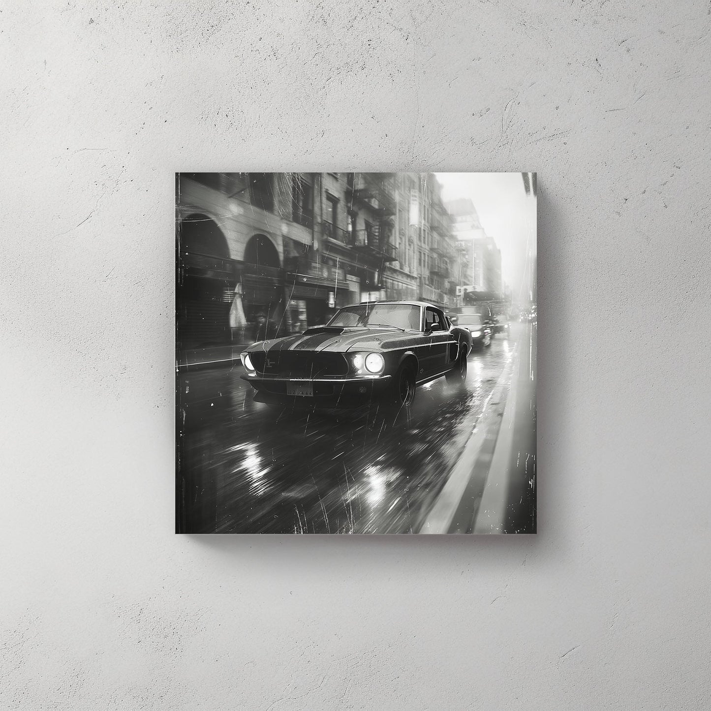 Black & White #255 Canvas Wall Art & Metal Prints