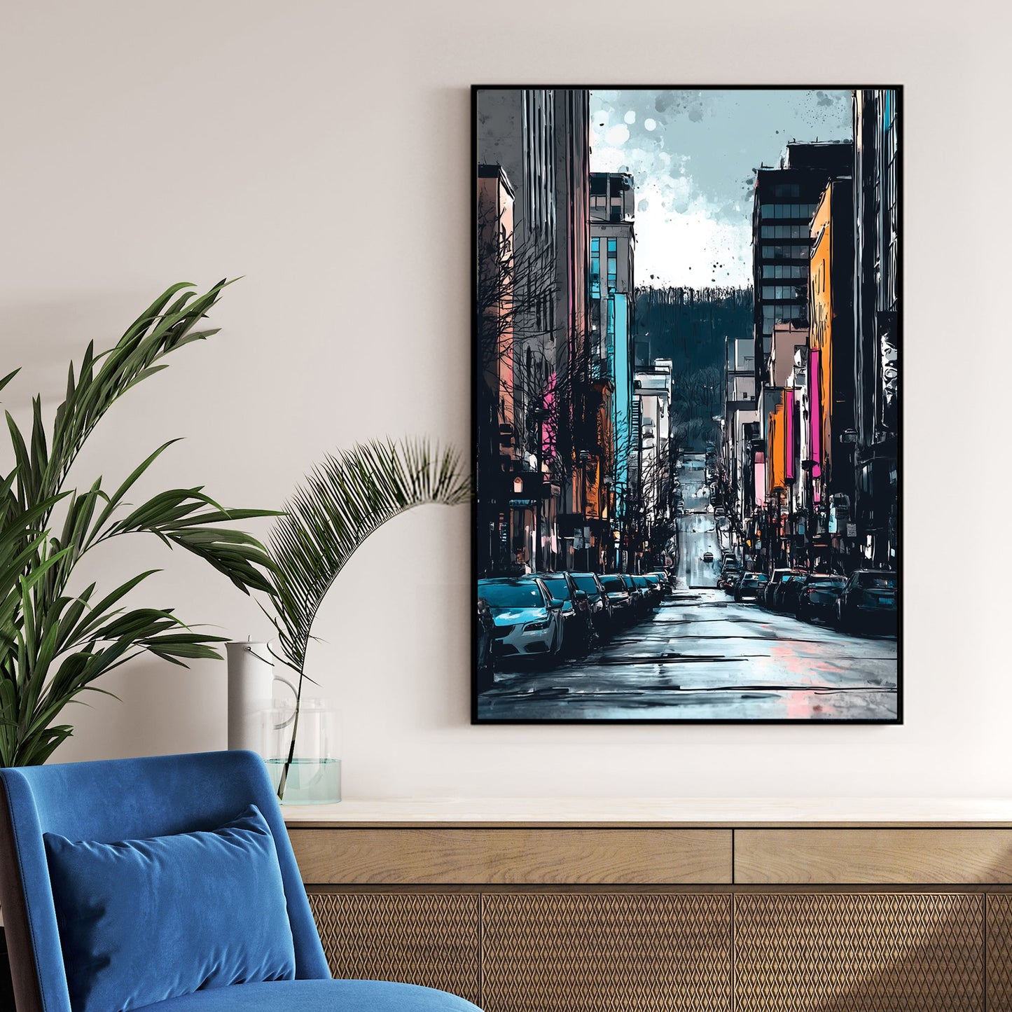 montreal city street wall art