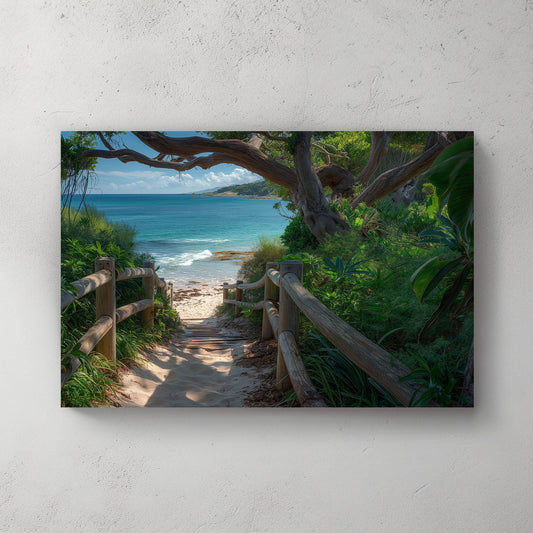 Golden Sand #309 Canvas Wall Art & Metal Prints