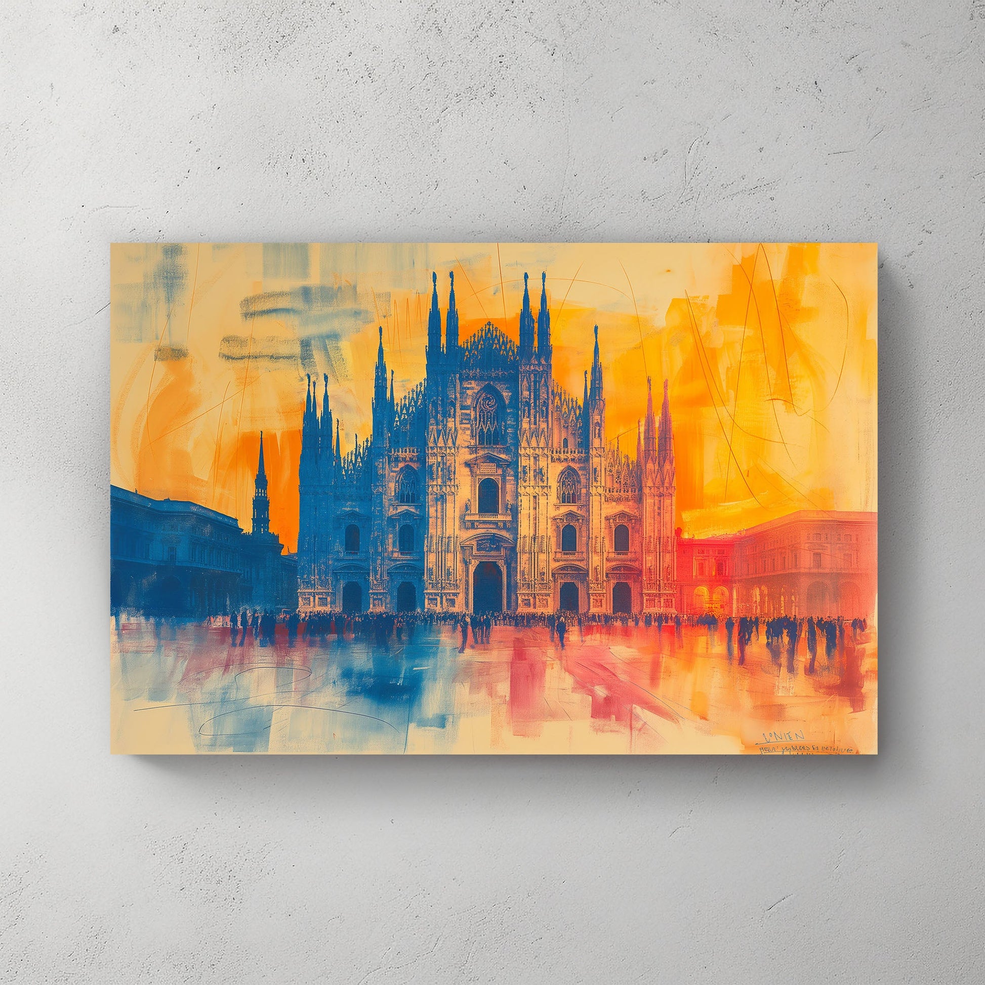 Milano Duomo #332 Canvas Wall Art & Metal Prints