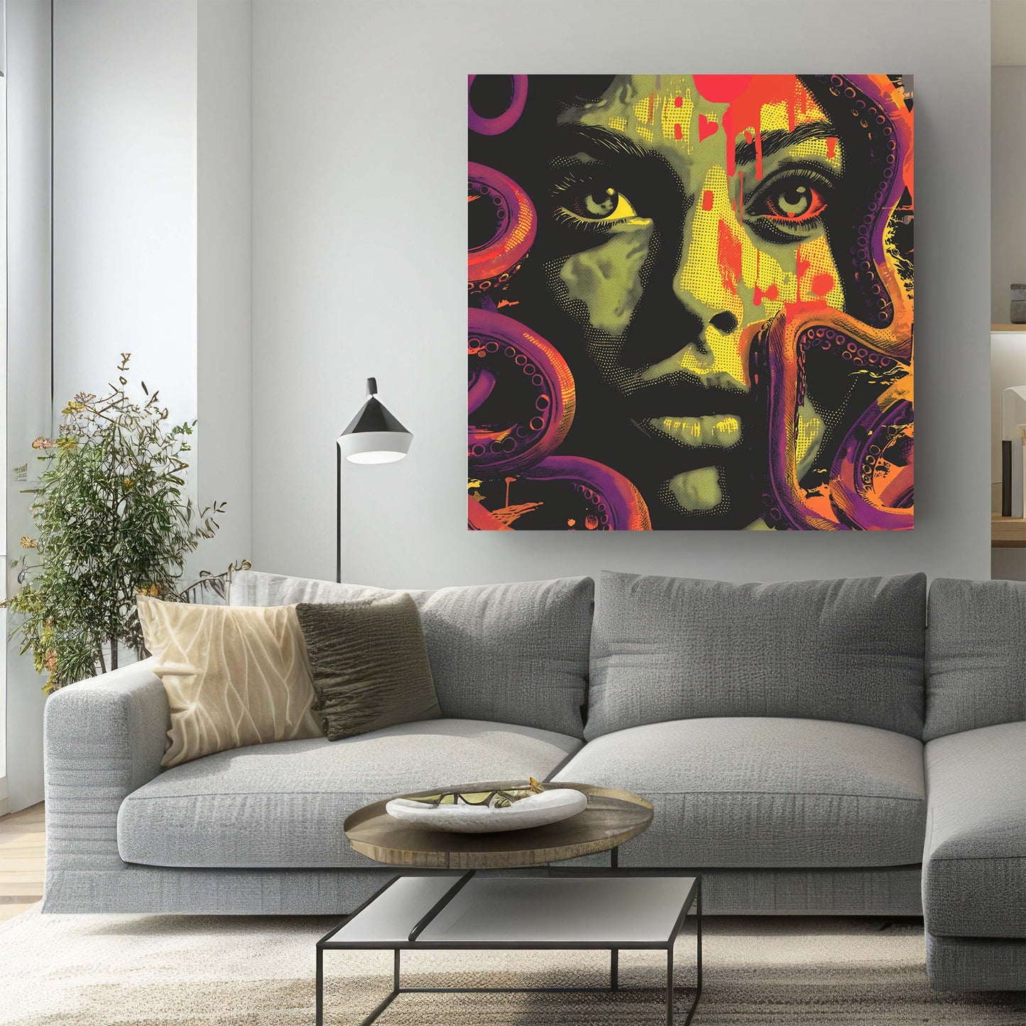 Bloody meduca pop wall art decor