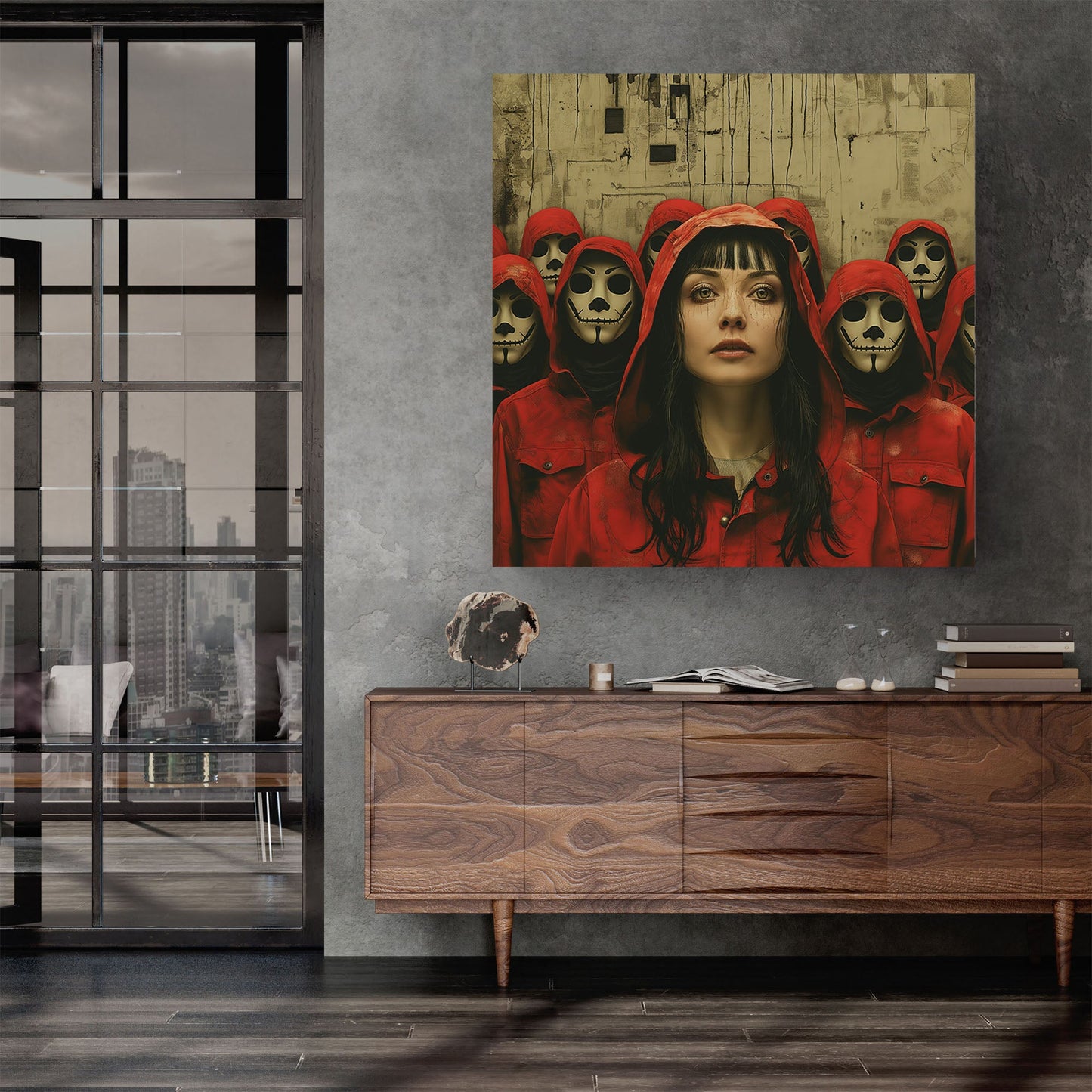 Casa de papel inspired wall art decor