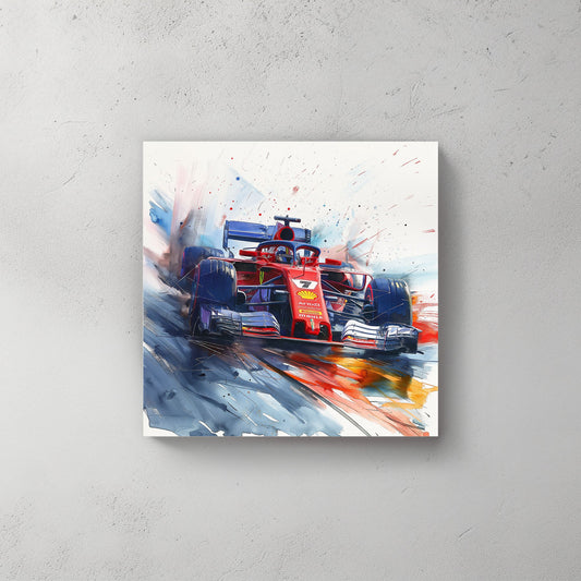 F1 Ferrari modern wall art decor