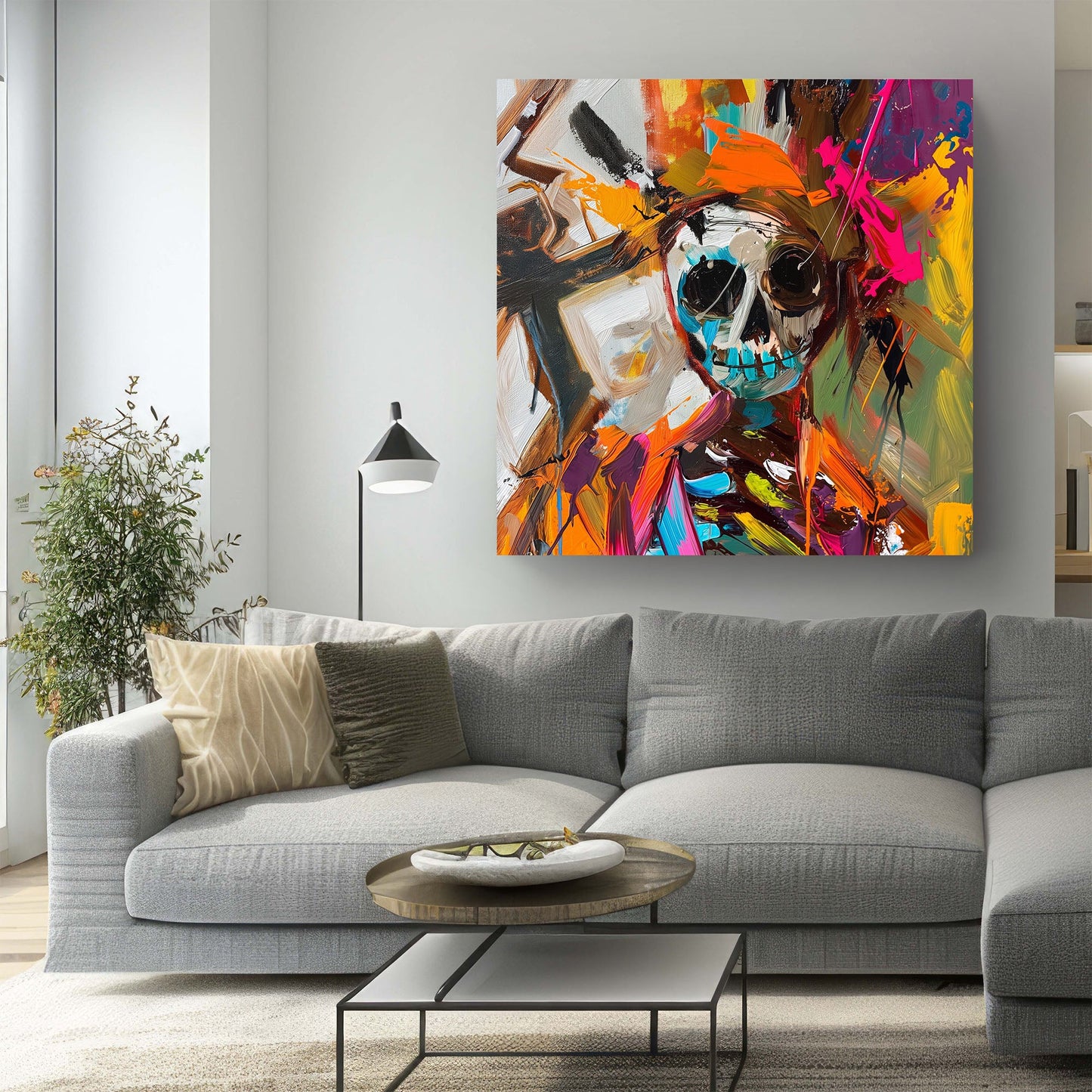 Wearing Orange #911 Canvas Wall Art & Metal Prints