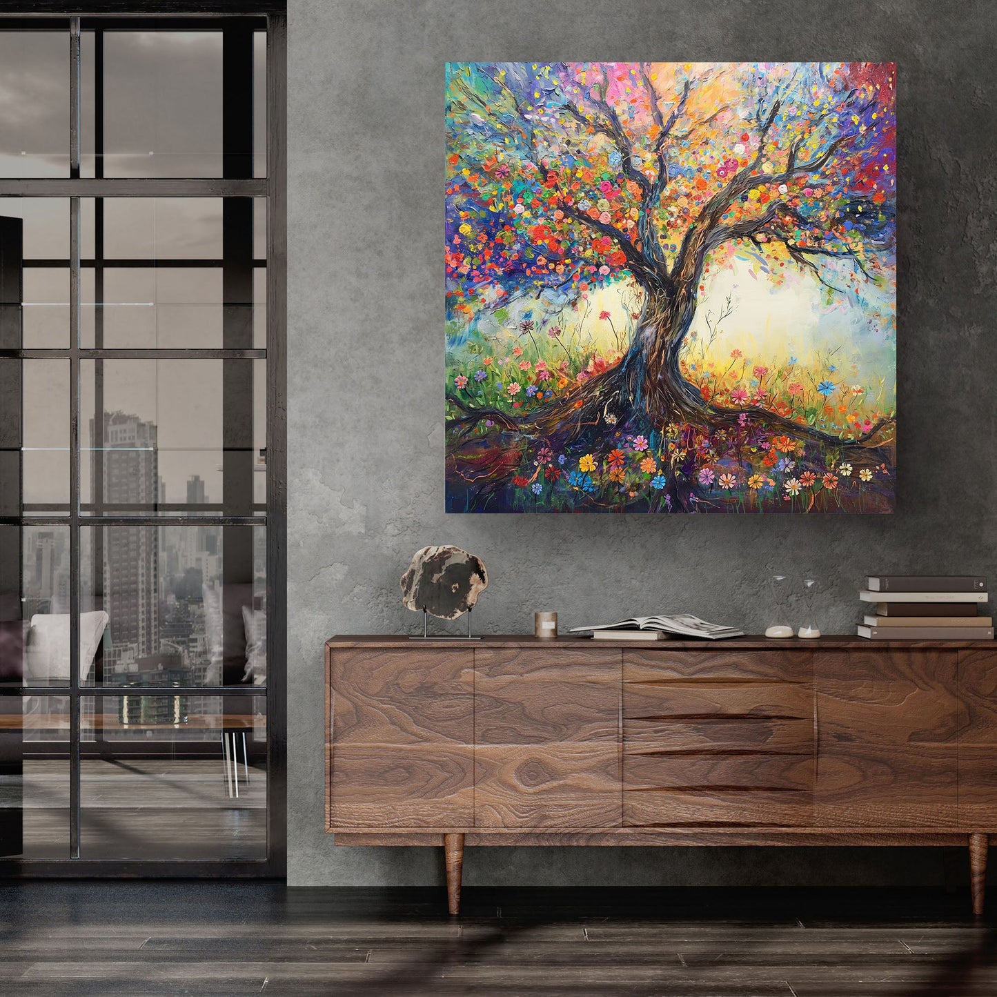 Colours of Life #921 Canvas Wall Art & Metal Prints