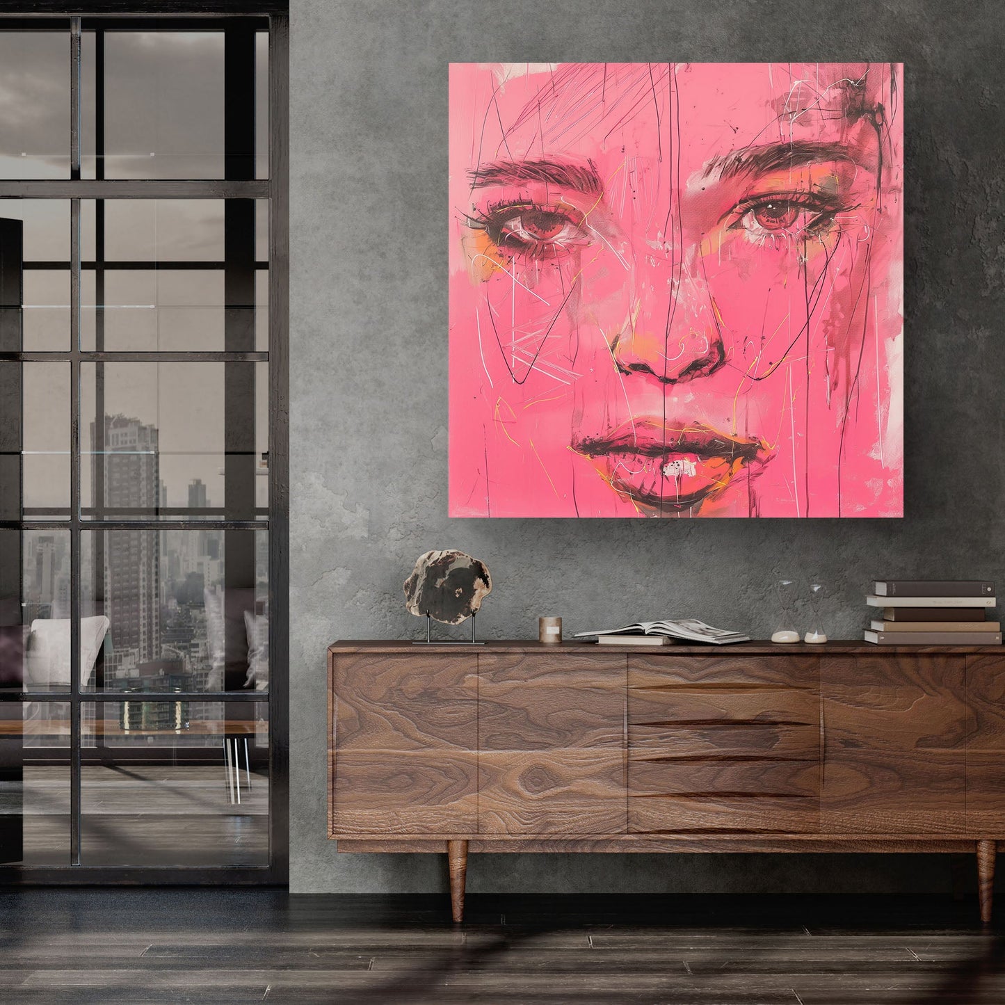 Pretty In Pink #924 Canvas Wall Art & Metal Prints