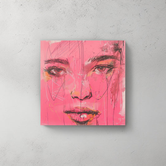 Pretty In Pink #924 Canvas Wall Art & Metal Prints