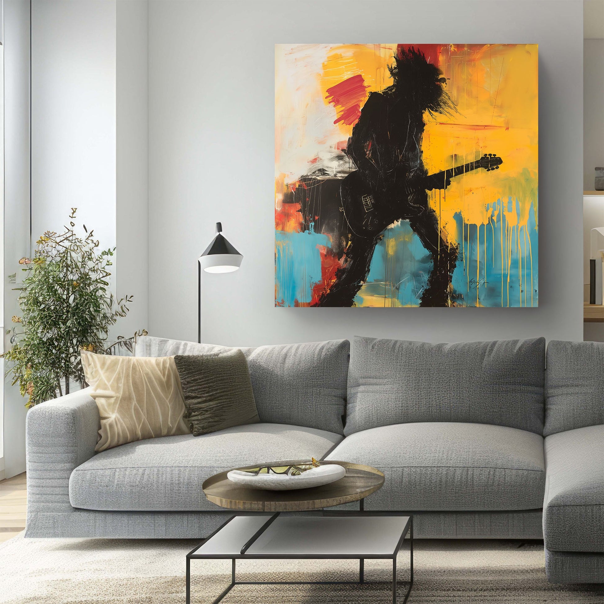 Rock On #926 Canvas Wall Art & Metal Prints