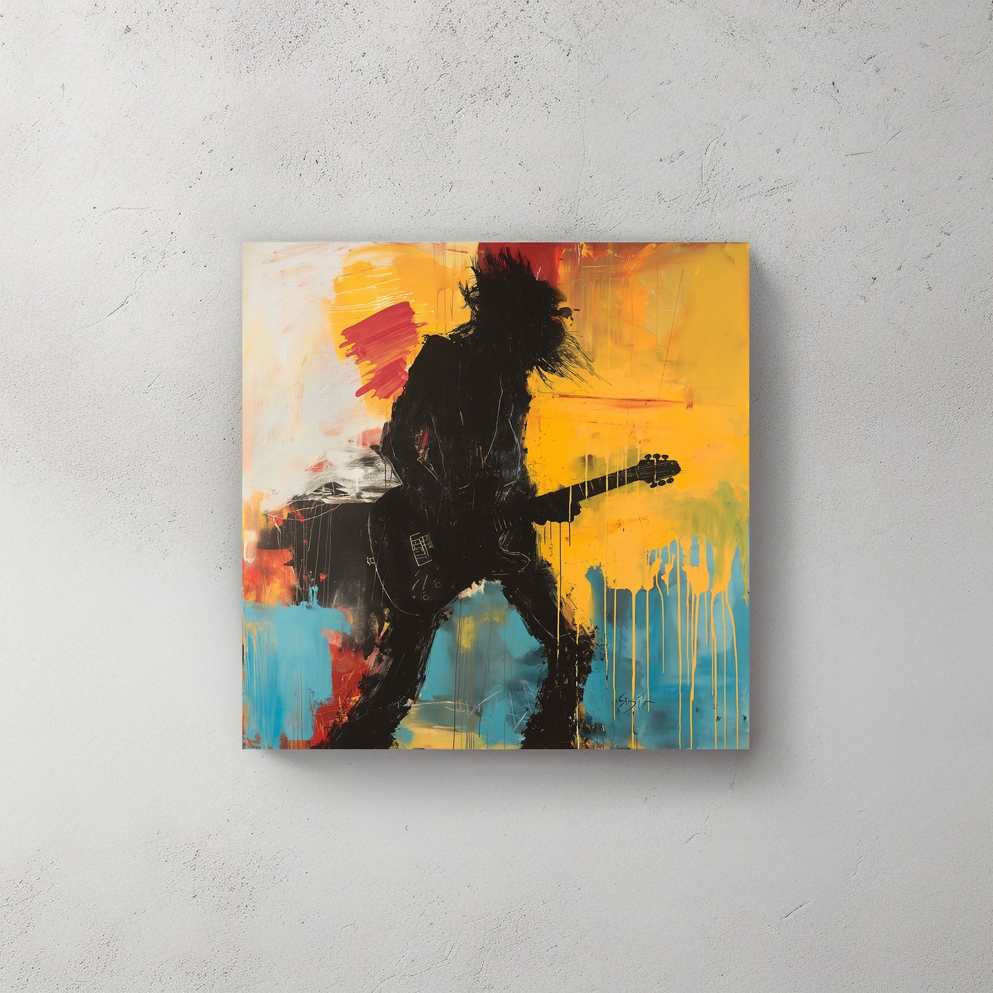 Rock On #926 Canvas Wall Art & Metal Prints