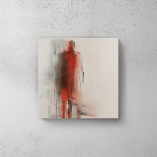 Red Shadows #927 Canvas Wall Art & Metal Prints