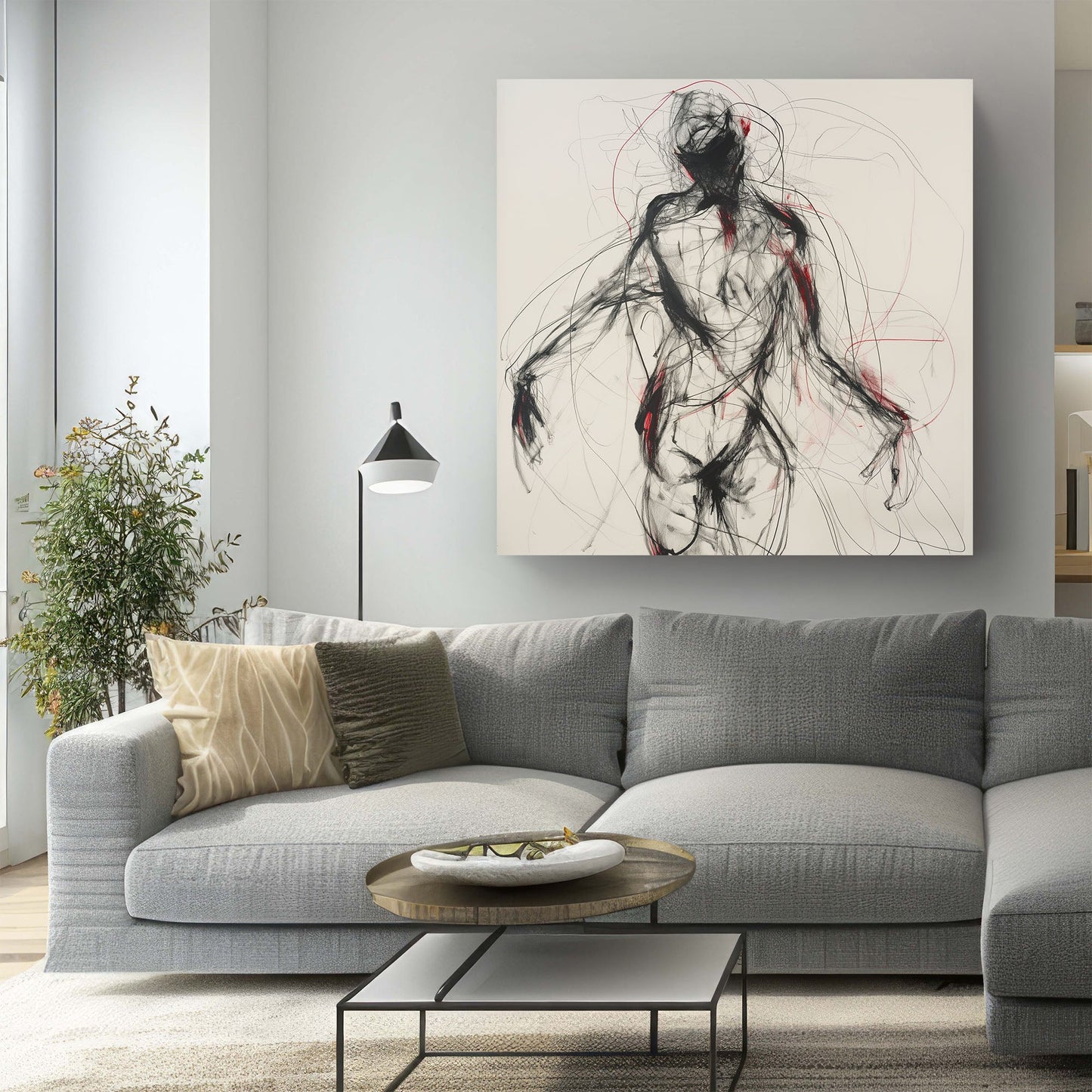 The Figure #929 Canvas Wall Art & Metal Prints