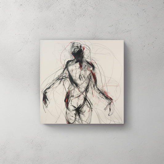 The Figure #929 Canvas Wall Art & Metal Prints