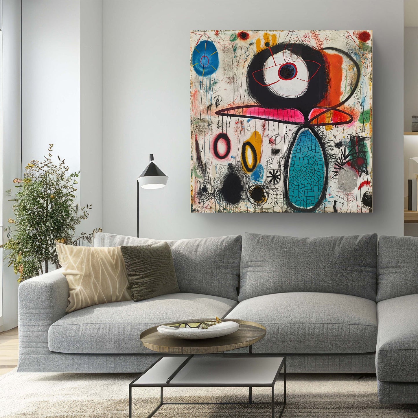 Abstract Eyes #936 Canvas Wall Art & Metal Prints