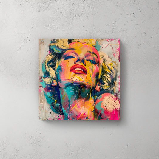 Pop Monroe #939 Canvas Wall Art & Metal Prints