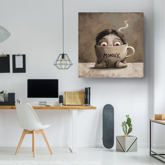 Monday Mornings #941 Canvas Wall Art & Metal Prints