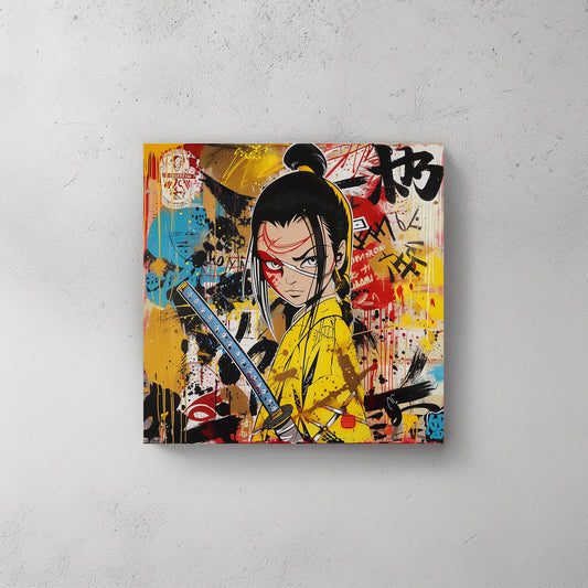 Katana #956 Canvas Wall Art & Metal Prints