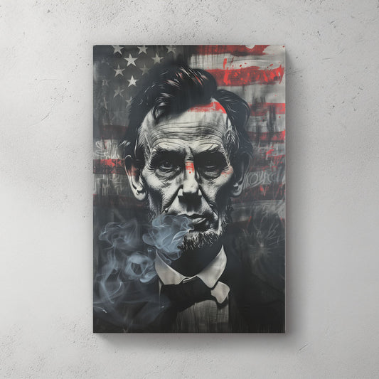 Vintage Abe #963 Canvas Wall Art & Metal Prints