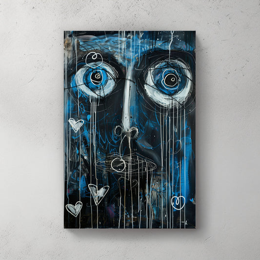 Scary Eyez #966 Canvas Wall Art & Metal Prints