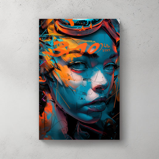 Goggles #979 Canvas Wall Art & Metal Prints